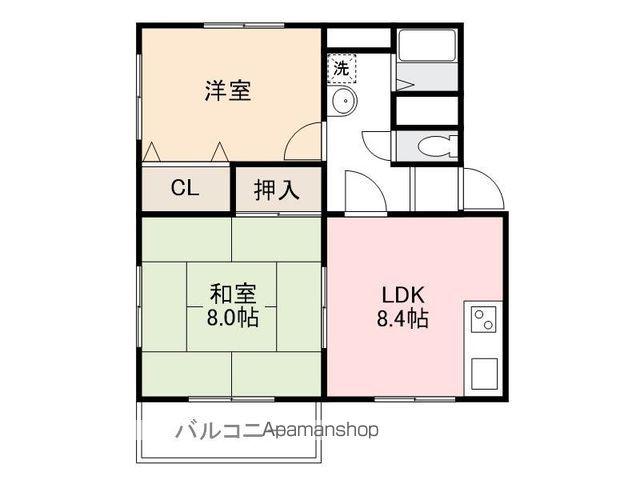 カームネスト14 A・B・C(2LDK/2階)の間取り写真