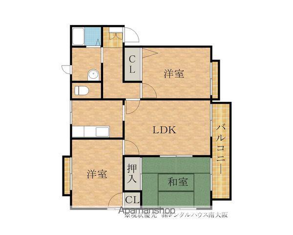 ガーデンタウン清水(3LDK/1階)の間取り写真