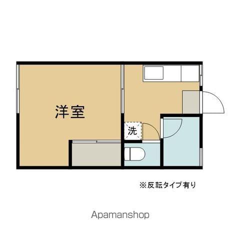 ルミナス アキ(1K/1階)の間取り写真