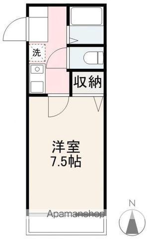 ハイツリブエール(1K/2階)の間取り写真