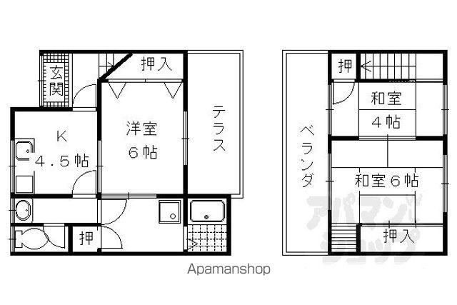 物集女町森ノ上(3K)の間取り写真