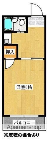 コート片原町(1K/4階)の間取り写真