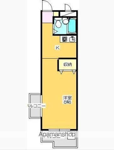 パズ昌栄(1K/3階)の間取り写真