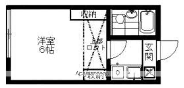 アビタス関屋(1K/1階)の間取り写真