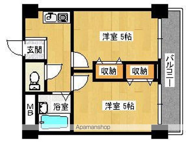 OPUSROSA(2K/4階)の間取り写真