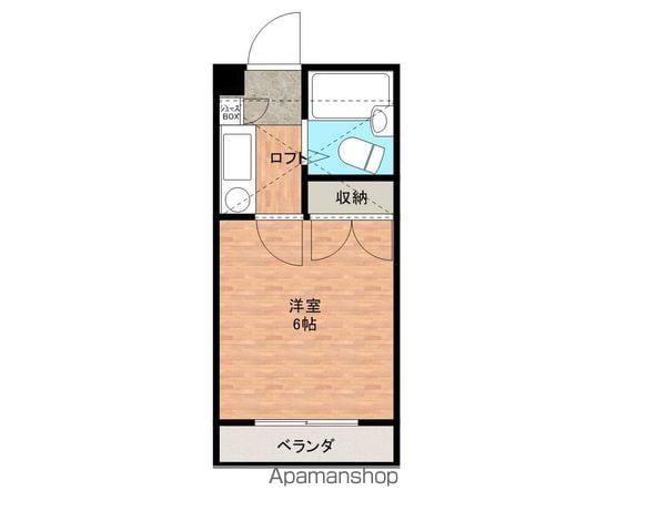 アーバンハイムTAKANO(1K/2階)の間取り写真