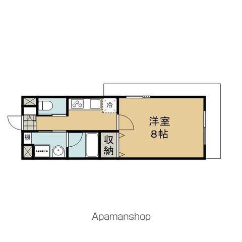 ロゼッタ北山 ROSETTA KITAYAMA(1K/3階)の間取り写真