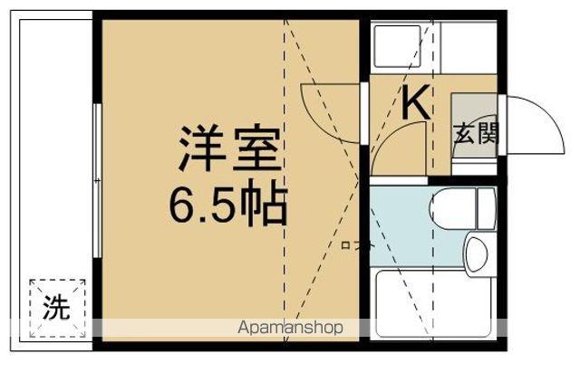 クリアス北坂戸C棟(1K/2階)の間取り写真
