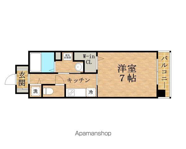 LUMINOUS新大阪(1K/6階)の間取り写真