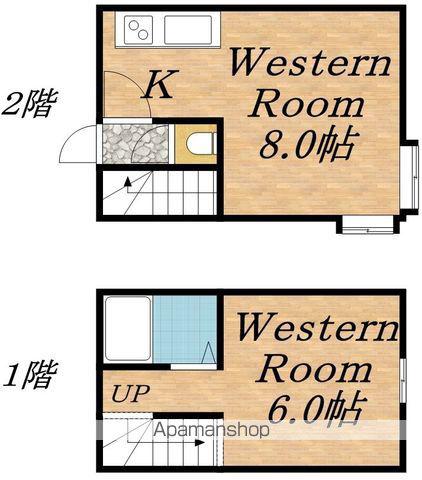 CASA・フォーシーズン(1DK/2階)の間取り写真