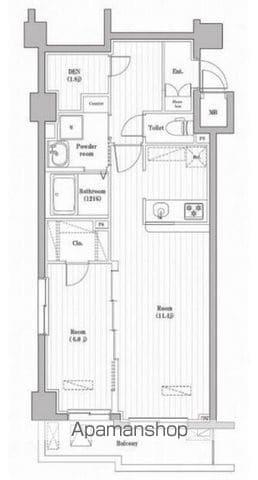 N-STAGE NERIMAKITAMACHI(1LDK/7階)の間取り写真