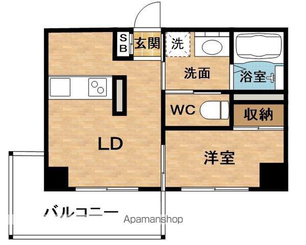 シャリオGARDEN新梅田(1DK/6階)の間取り写真