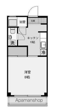 メゾン高円寺(1K/5階)の間取り写真