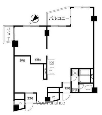 原宿タウンホーム(3LDK/7階)の間取り写真
