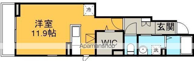 プリマヴェーラⅡ(ワンルーム/1階)の間取り写真