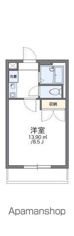 レオパレスマルベリーフィールドカネスエ(1K/2階)の間取り写真