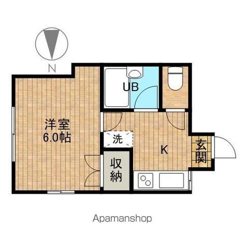 サンシティレジェンドI(1K/1階)の間取り写真