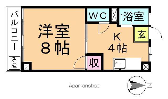 フェンリル穂積(1DK/3階)の間取り写真