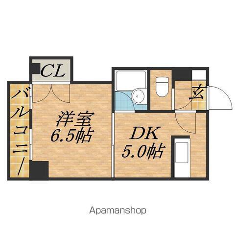 ノースランド北19条(1DK/3階)の間取り写真