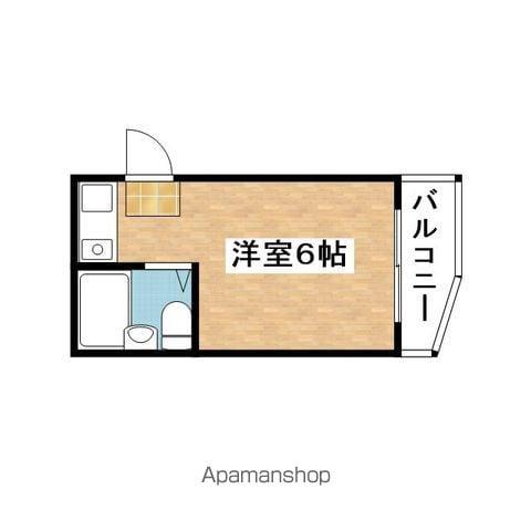 フェリス山手(ワンルーム/2階)の間取り写真