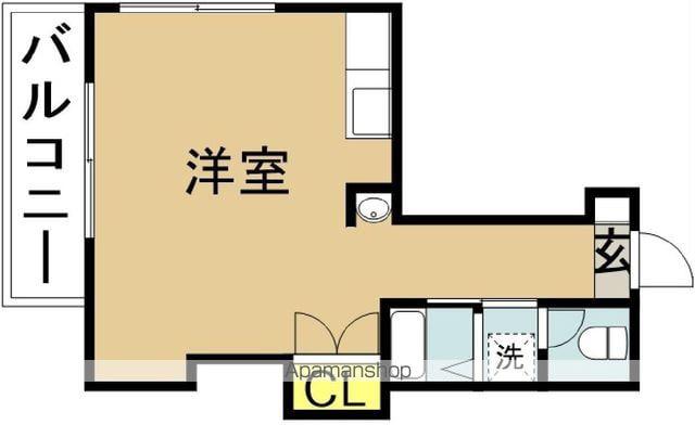 リバティハウス2(ワンルーム/7階)の間取り写真
