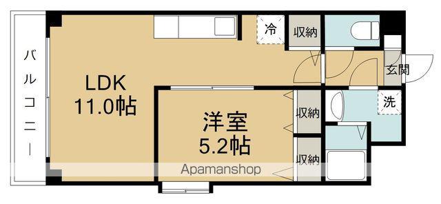 フィオーレ・梅田町(1LDK/2階)の間取り写真