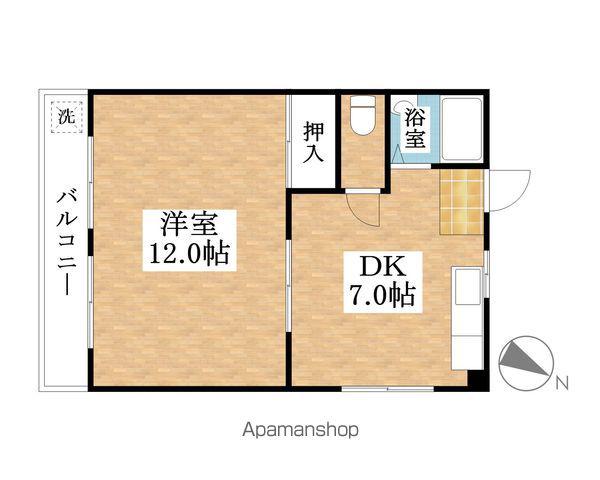 サンハイツ(1DK/2階)の間取り写真