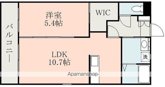 グランディールⅢ(1LDK/1階)の間取り写真