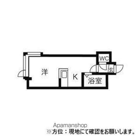 YTS40(1DK/2階)の間取り写真