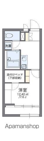 レオパレスさくらC(1K/2階)の間取り写真