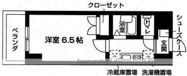 ロリエ笹塚(1K/8階)の間取り写真