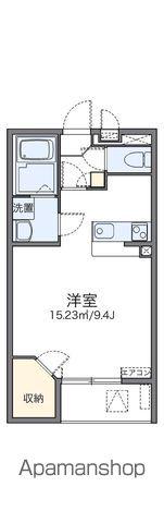 レオネクストハーモニー(1K/1階)の間取り写真