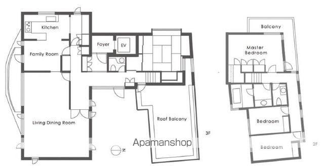 グランフォルム上原(4SLDK/3階)の間取り写真