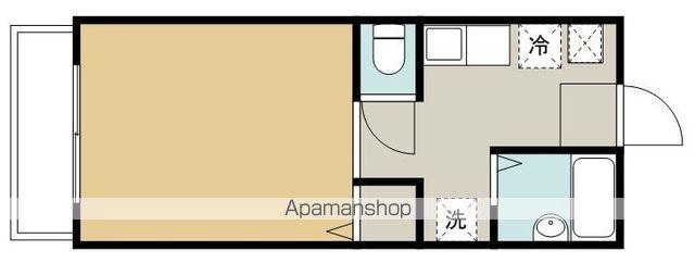 グランシャトー吉原(1K/2階)の間取り写真