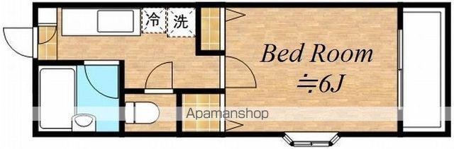 ファルコン(1K/1階)の間取り写真