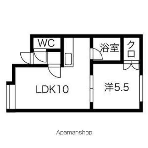 PRESTIGE KE(1LDK/2階)の間取り写真