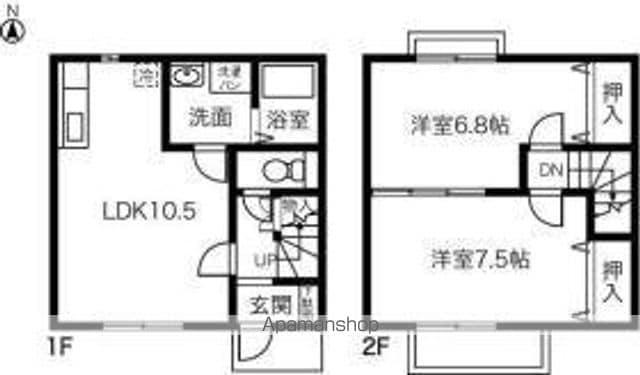 CASA LINDA(2LDK)の間取り写真