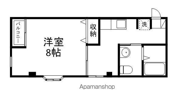 リトルアイランド(1K/3階)の間取り写真