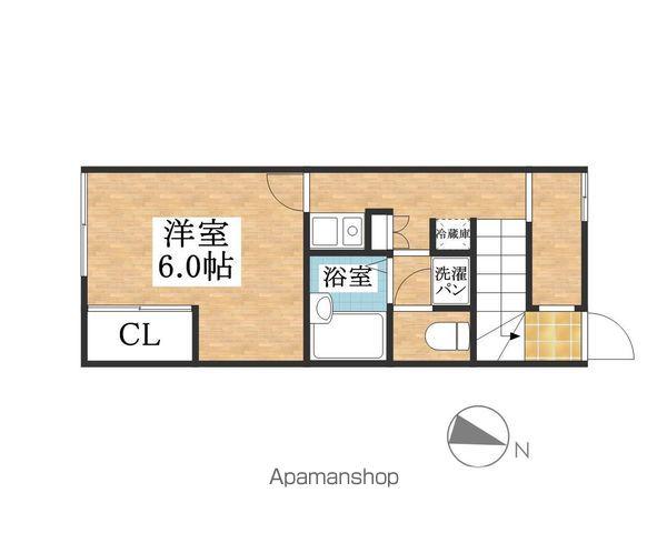 レオパレスエスペランス(1K/2階)の間取り写真