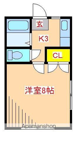 MYハウス大谷(1K/2階)の間取り写真