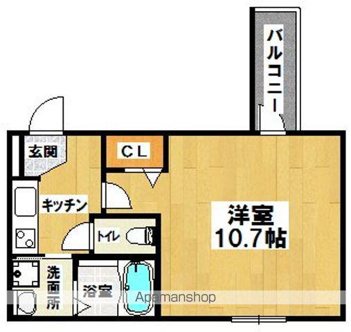 フジパレス堺鳳南(1K/1階)の間取り写真