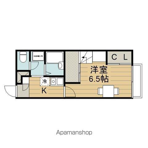 レオパレスフォレストⅡ(1K/2階)の間取り写真