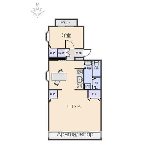 ダイアパレス白壁(1LDK/3階)の間取り写真