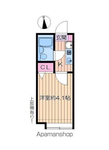 インプレス北綾瀬B(1K/2階)の間取り写真