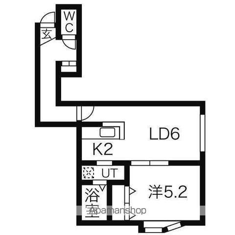 LEE SQUARE 28(1LDK/3階)の間取り写真