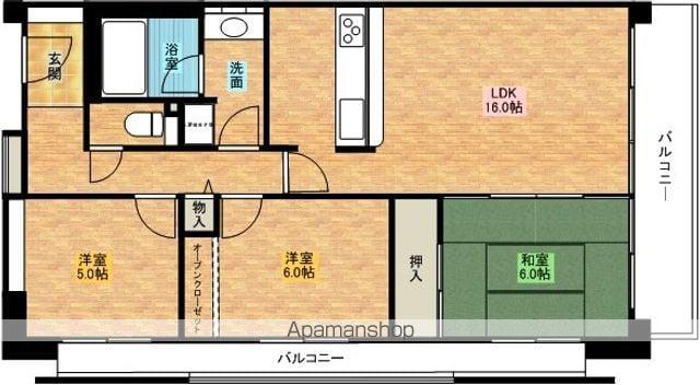 ロイヤルエイトコートⅡ(3LDK/5階)の間取り写真