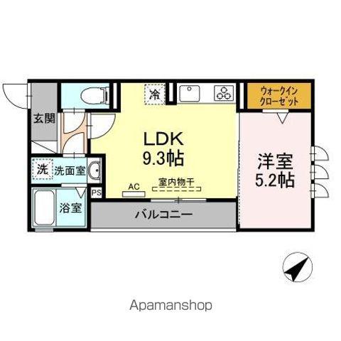 エスペランサ千種(1LDK/3階)の間取り写真