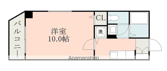 NICEマンション白山(1K/5階)の間取り写真