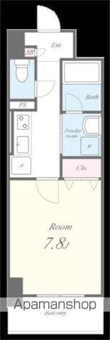 AURUM(1K/5階)の間取り写真