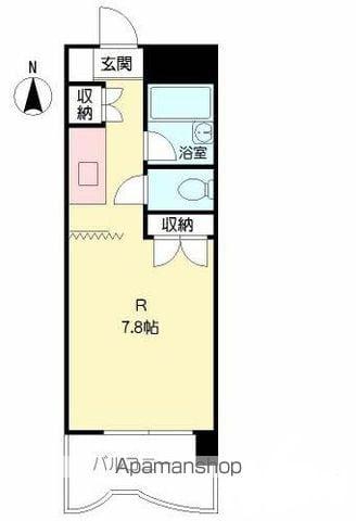 ミタカホーム11番館(1DK/4階)の間取り写真